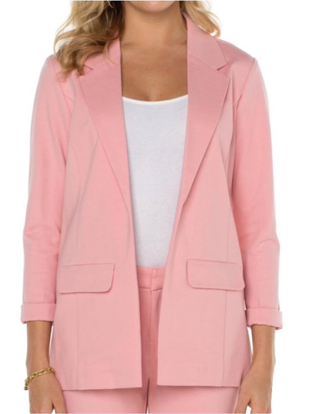 Liverpool Brynce princess boyfriend blazer pink  perfection 2x